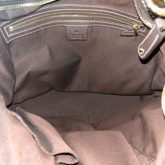 Gucci: Mixed Monogram GG Crystal Coated Hobo Shoulder Bag - Picture 10 of 17